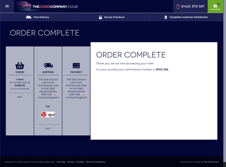 Checkout Complete