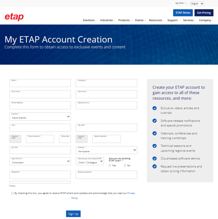 Account Creation